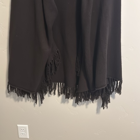 Wilster all cashmere shrug in chocolate brown. EUC. Worn once. - Picture 3 of 5